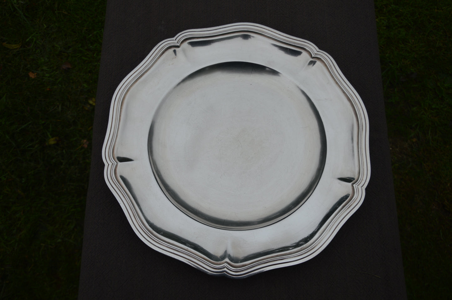 Ercuis Platter Silver Plated Antique French Luxury Vintage Good Condition