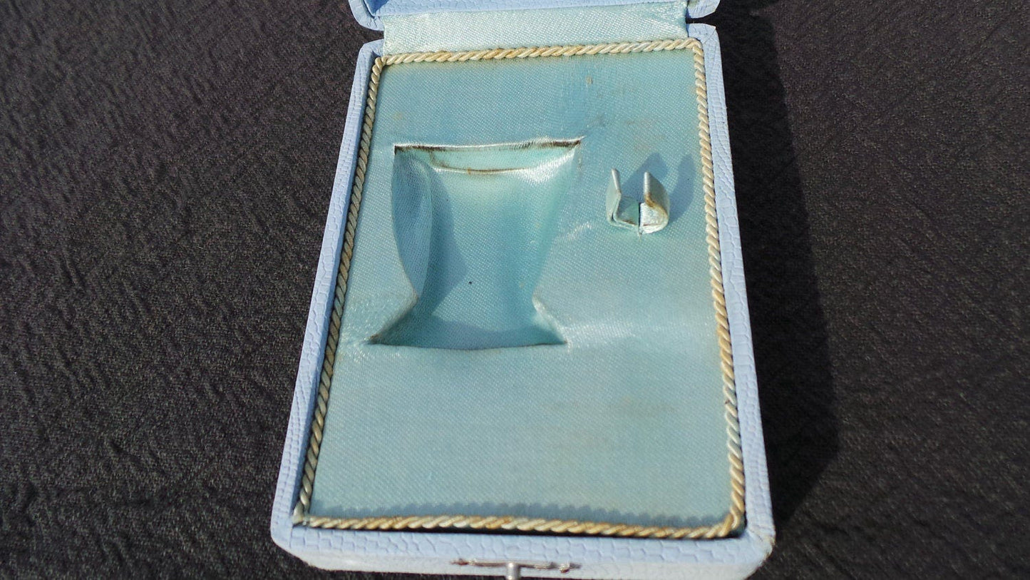 Boxed Silver Plate Egg Cup and Spoon French Vintage Hallmarked Spoon Breakfast Set Children's Petit Dejeuner Gift Set Christening Birthday
