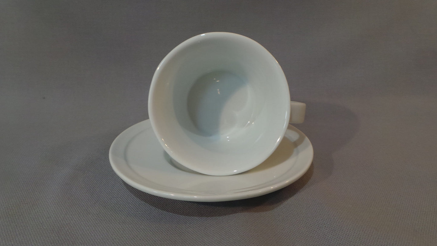 Picasso Cup and Saucer Fully Signed Picasso Made Under License by MMI Tognana Priam, Pour Helene ou Hector 1961 ©Succession Picasso Paris