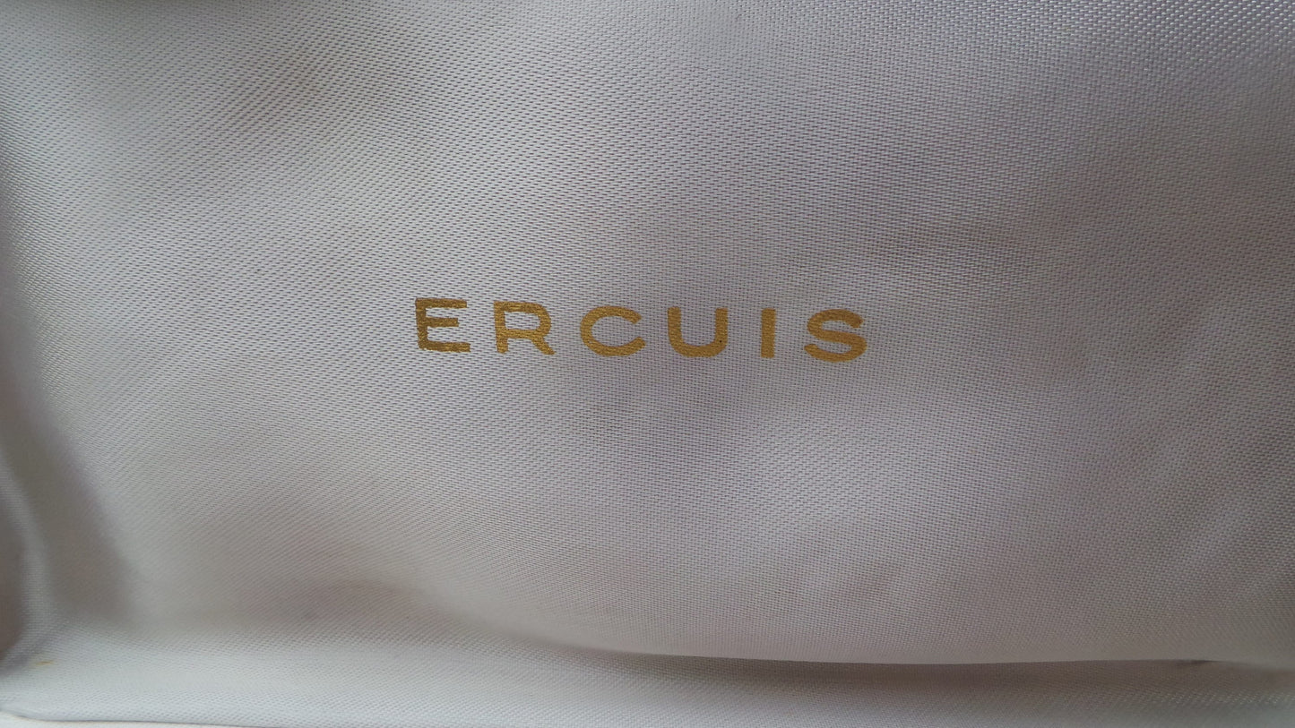 Ercuis Silver Plated 'Metaille Blanc' Boxed Teaspoon, Fork and Spoon Bonus Fruit Spoon Real Luxury Made by Ercuis of Paris