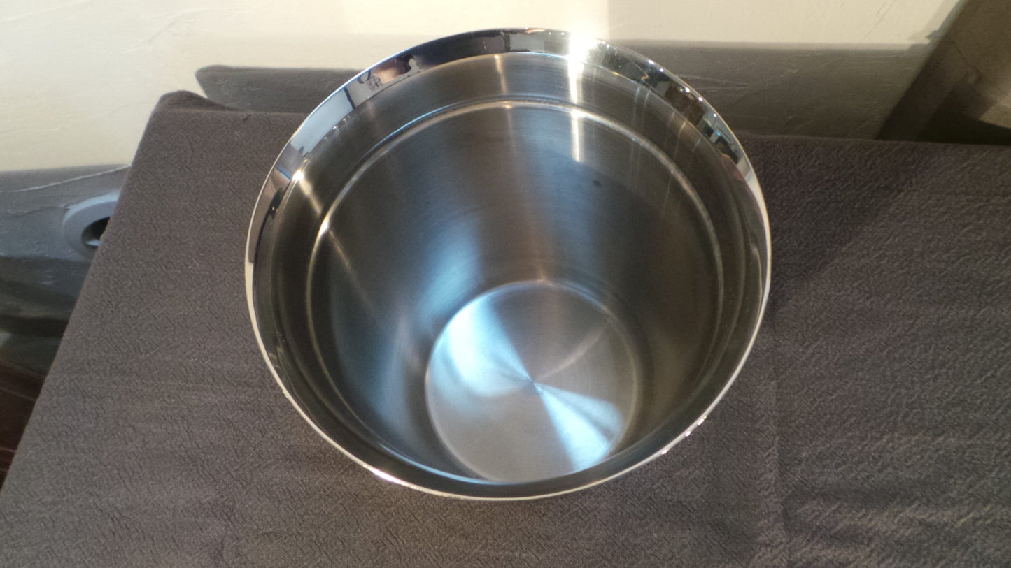 Couzon Wine Cooler Champage Bucket French Restaurant Quality Superb Stainless Steel Really Special Design and Quality