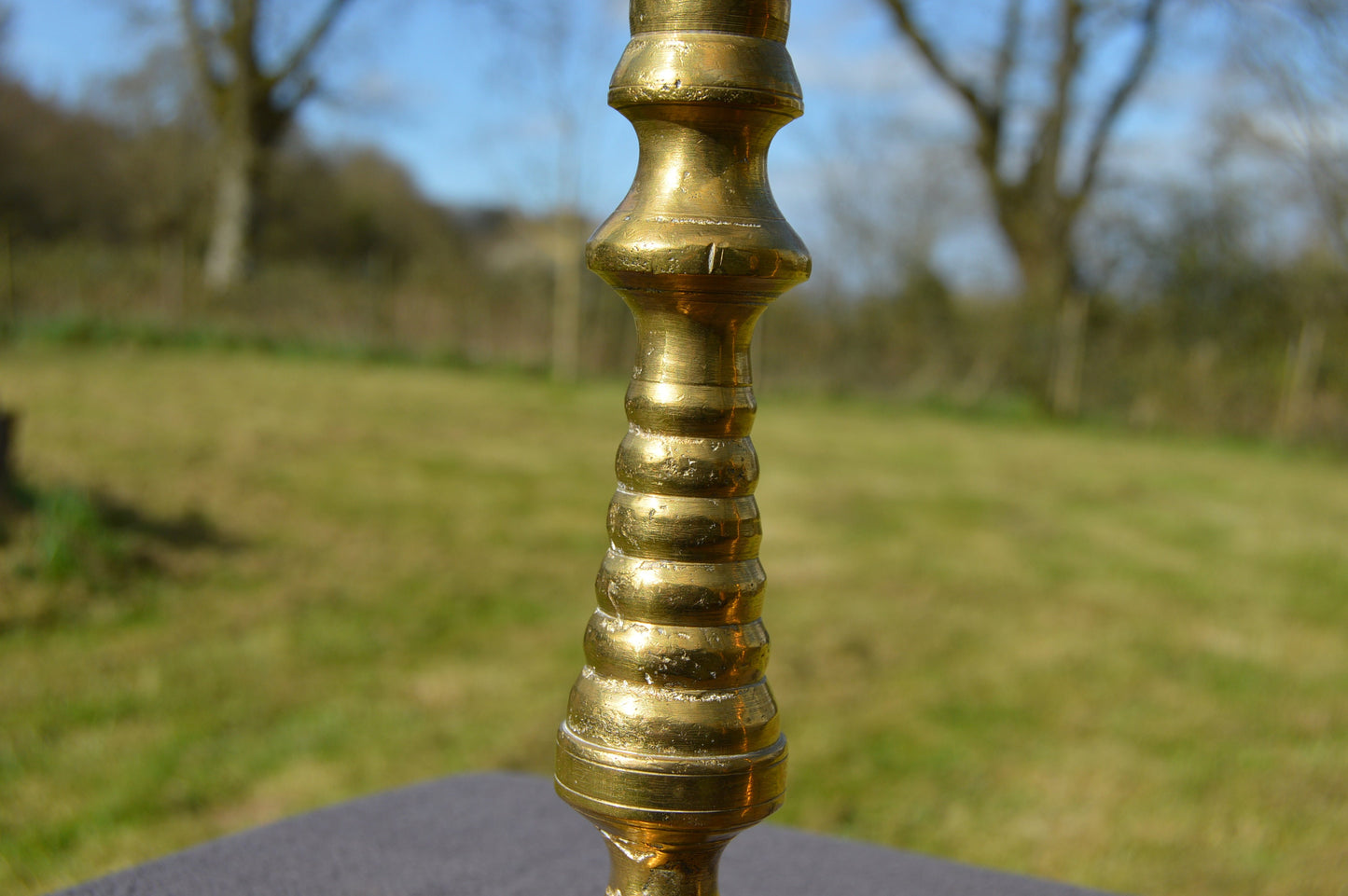 Bougeoirs français vintage Français bougeoirs en laiton Français bougeoirs en bronze paire classique lourde, bonne qualité