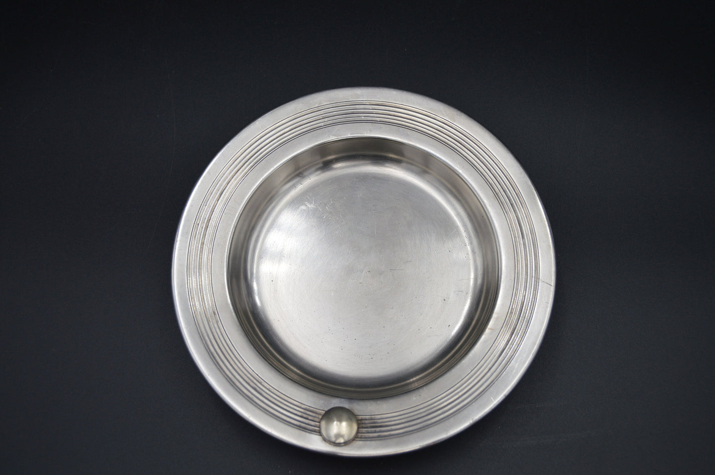 Vintage French Silver Plate Dish Baby Bowl Beautiful Design Super Warming Tableware French Bowl Silver Plated Bowl Unstamped
