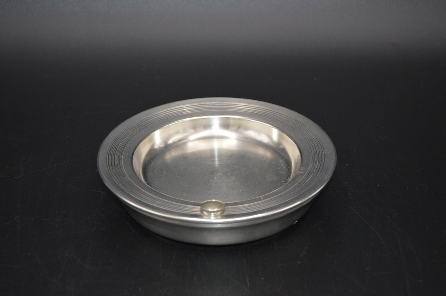 Vintage French Silver Plate Dish Baby Bowl Beautiful Design Super Warming Tableware French Bowl Silver Plated Bowl Unstamped