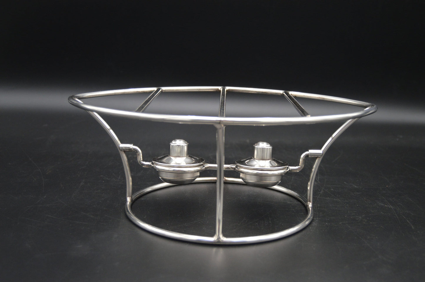 Silver Plated Food Warmer Rechad Fil Reversible Lampe a Paraflamme Antique French Luxury Vintage Good Condition Has Used Wicks