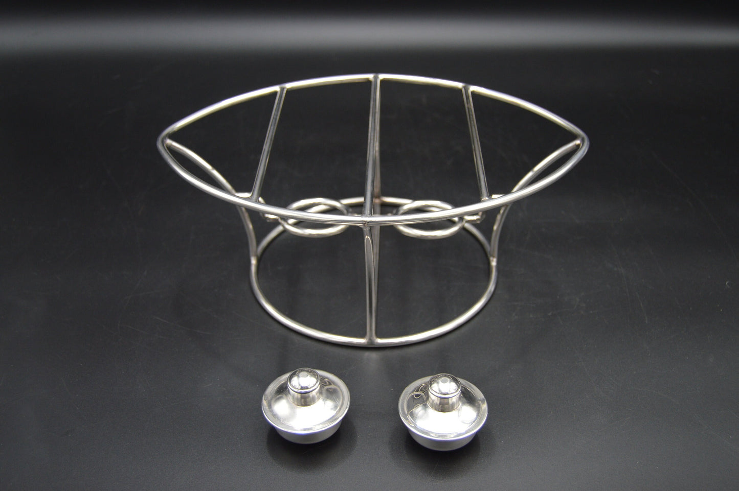 Silver Plated Food Warmer Rechad Fil Reversible Lampe a Paraflamme Antique French Luxury Vintage Good Condition Has Used Wicks