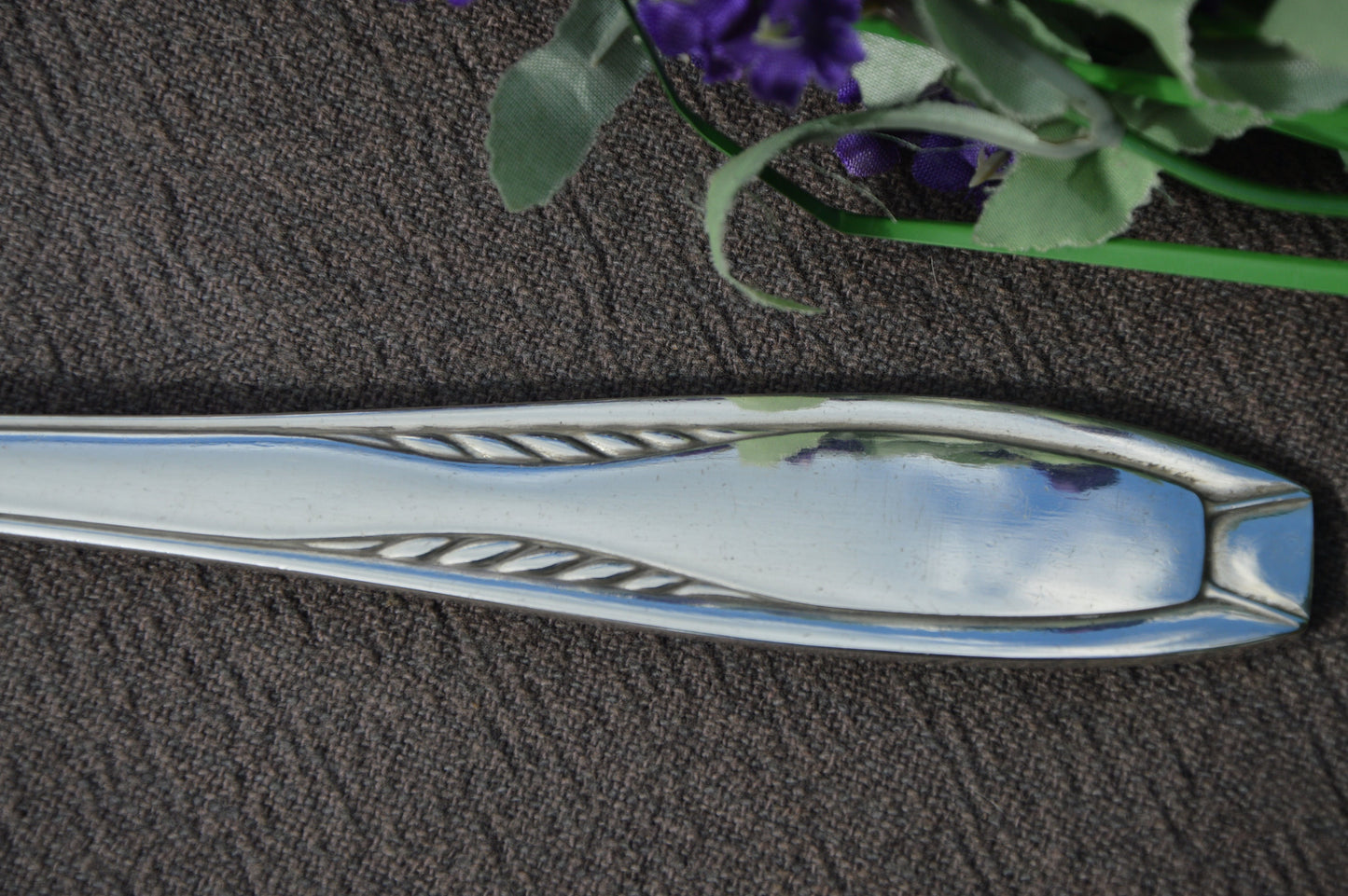 Ercuis French Vintage Silver Plate Ladle Makers Mark Beautiful Example Metaille Blanc Super Quality Silver Plate Spoon Soup Ladle