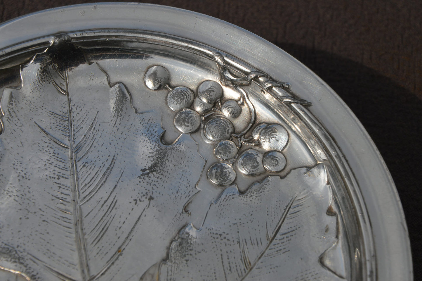 Vintage French Silver Plate Tazza Pedestal Dish Fruit Bowl Gallia Orfevrerie 1908-1929 Beautiful Design French Silver Plated Bowl