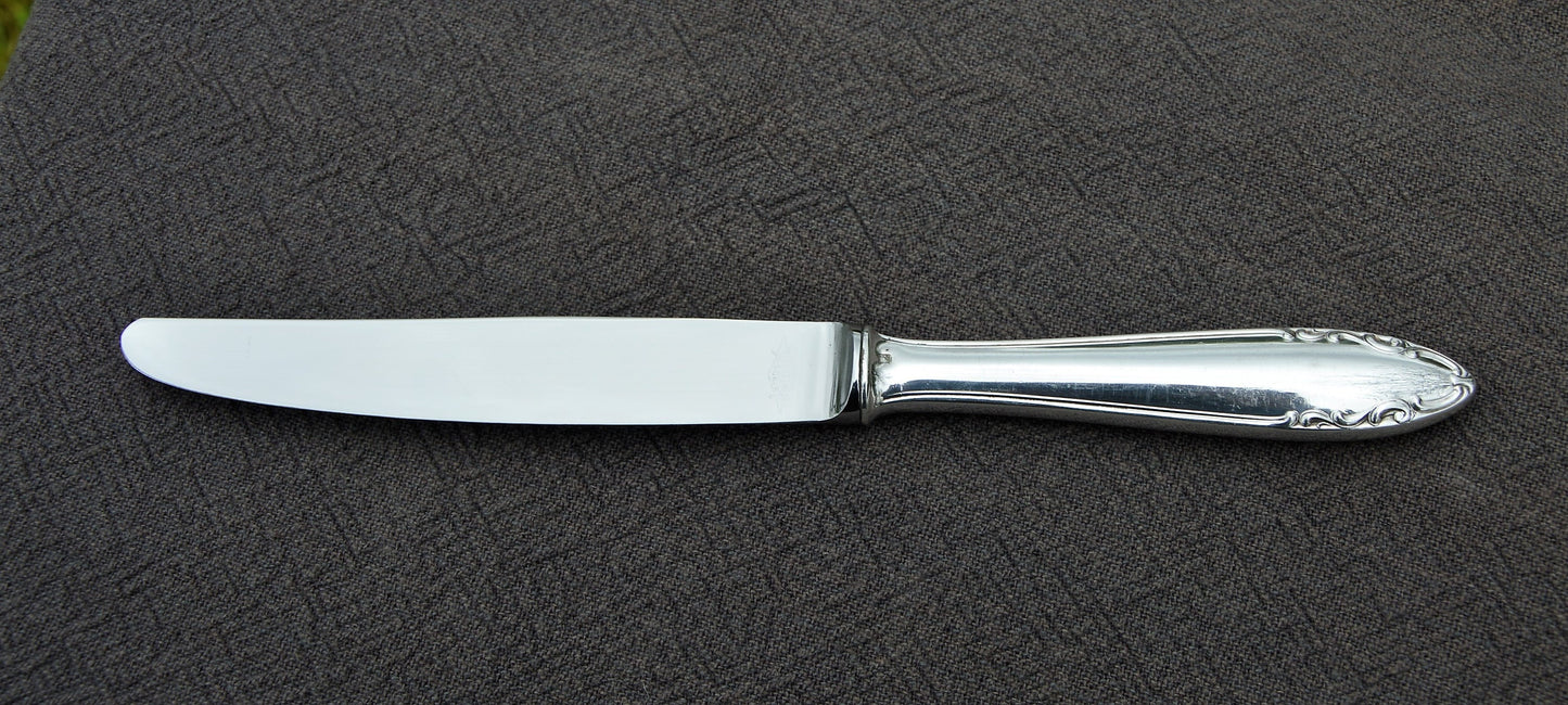 Voglux 11 Knives French Silver Plated Marked VL Voglux Steel Blades Vintage France Cutlery Flatware French Artisan Paris 3