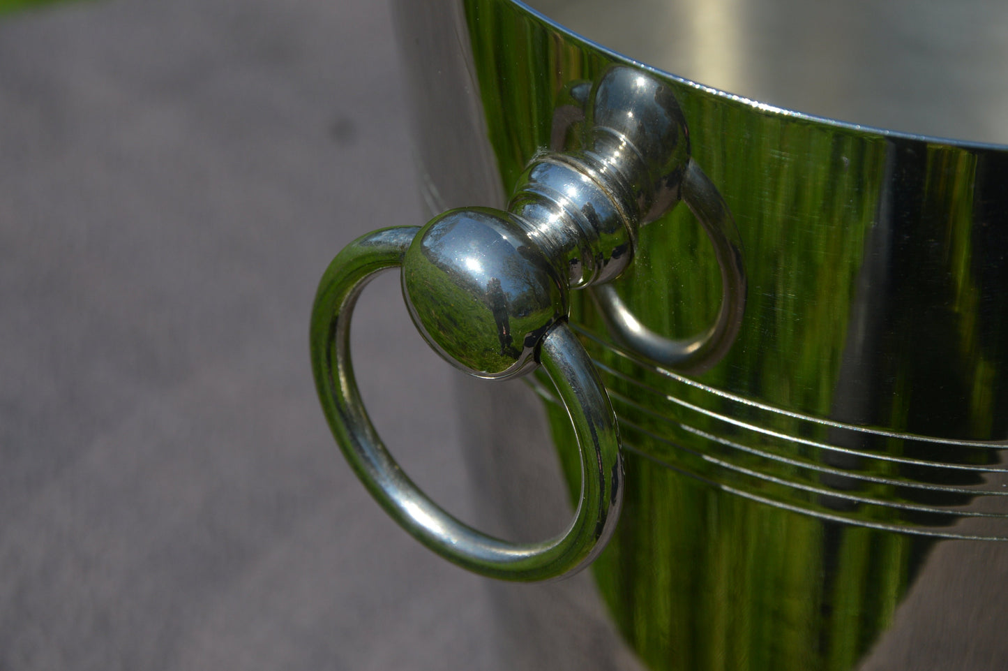 Seau à champagne plaqué Français ou refroidisseur à vin fabriqué en France No Maker's Mark Seau de Champagne Ice Bucket Wine Cooler Wine Bucket