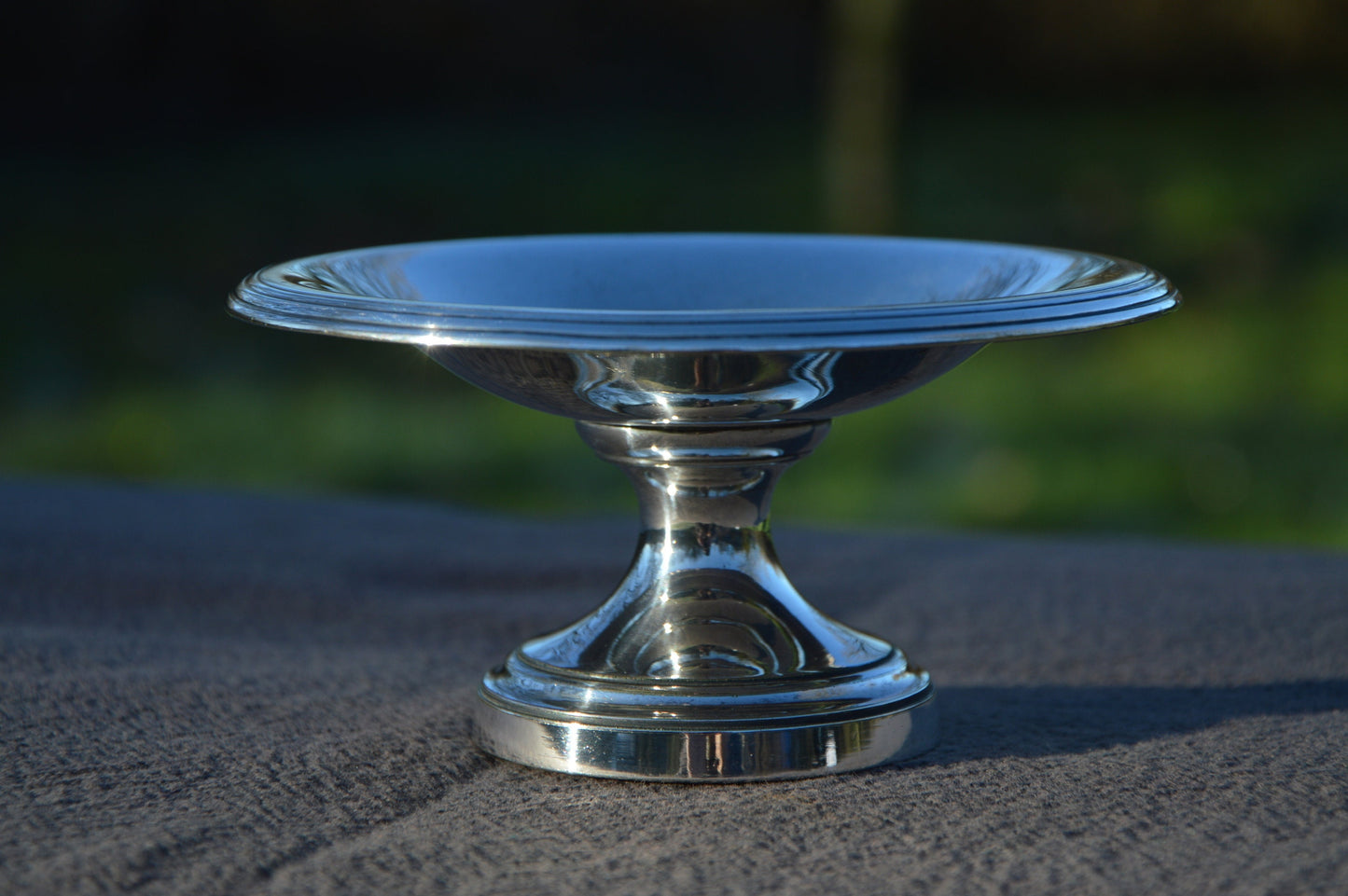 Cailar et Bayard Français Silver Plate Tazza Petit Bonbon Dish Antique Silver Plate Footed Bowl Finest Quality Metallomide 1848-1900