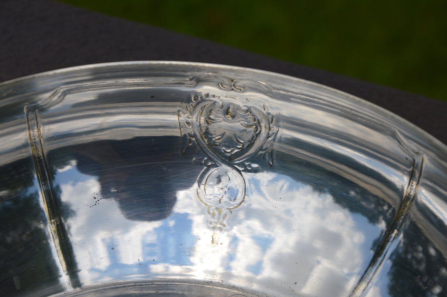 Antique French Silver Plate Dish Fruit Bowl Marked Phenix Beautiful Design French Bowl French Silver Plated Bowl France Made Dish