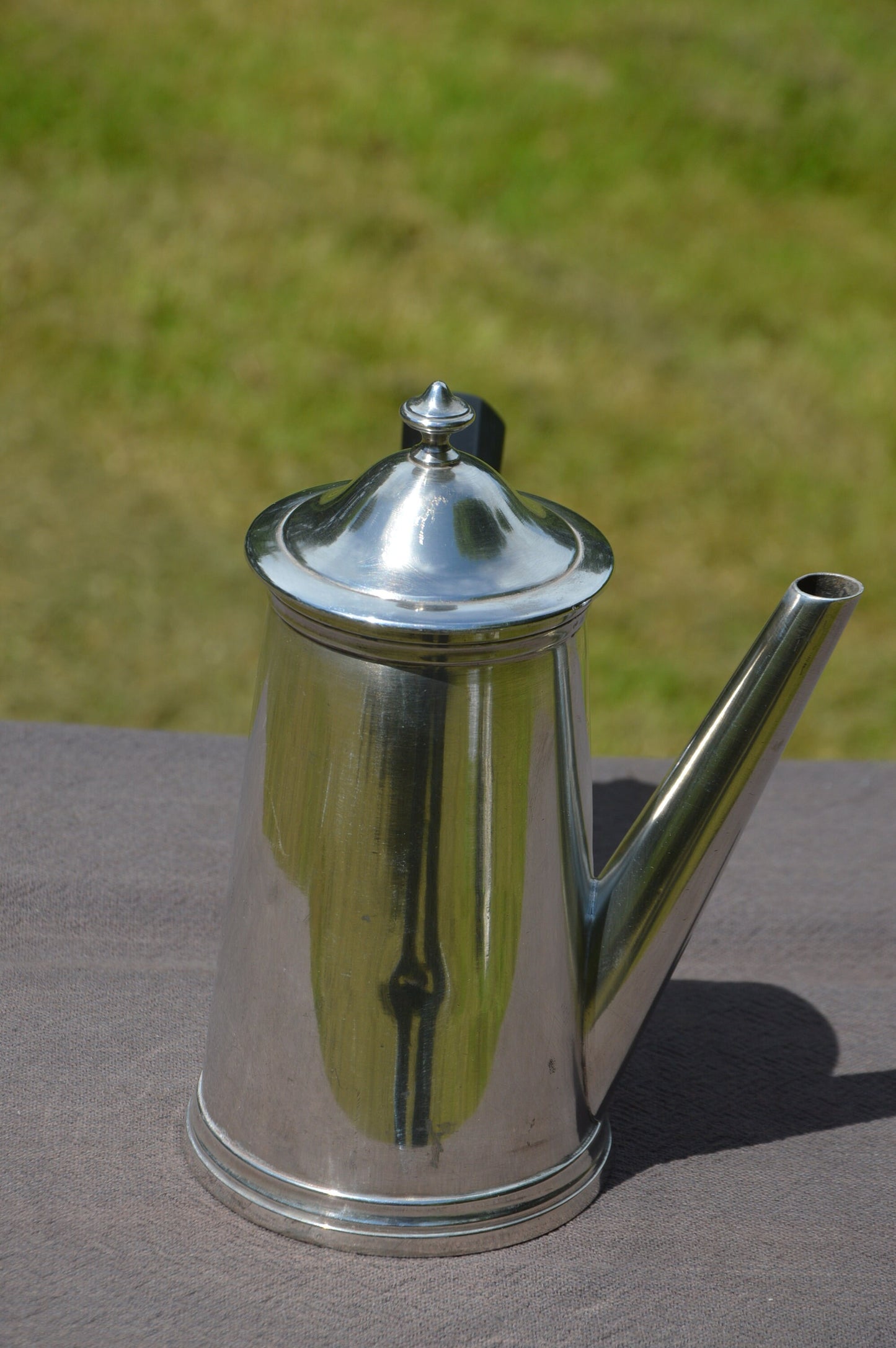 Boulanger Chocolate Pot French Antique Silver Plate Metaille Blanc Makers Mark Beautiful Example Heavy Quality 1876-1899