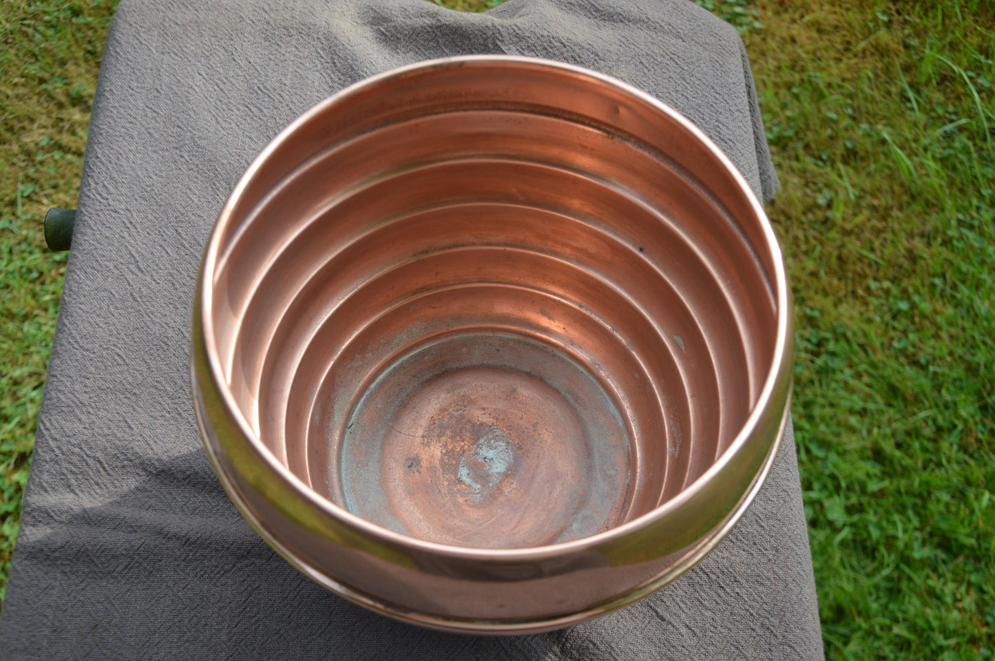 Copper Planter Villedieu Fine Copper Beehive Plant Pot Flower Pot Bowl Copper Pot Indoor Copper Bowl Jardiniere Cache Pot