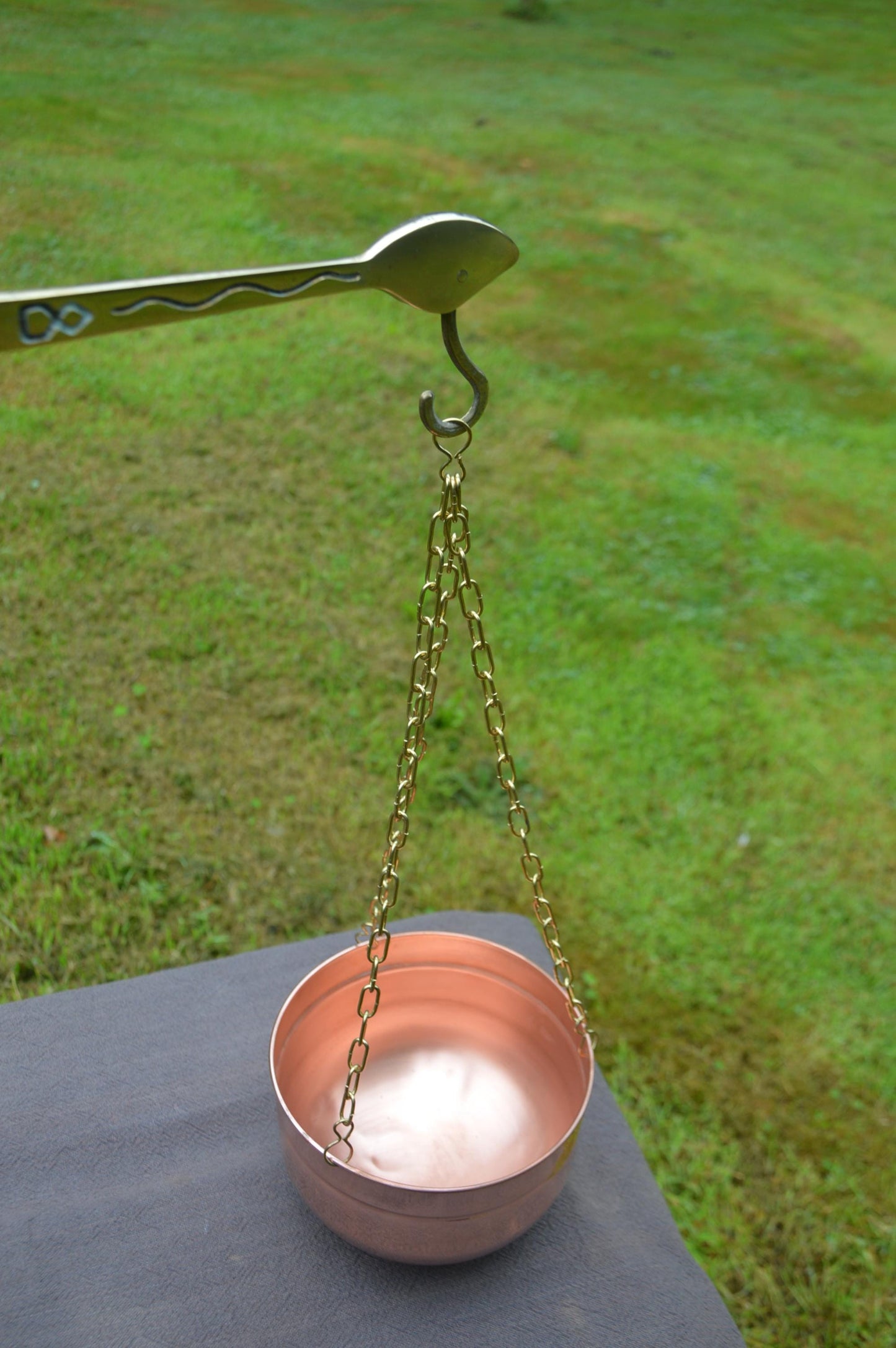 French Antique Copper Balance Scale Copper Decor Pots Brass Mount Copper Planter Copper Home Decor Cache-Pot French Copper Design Classic