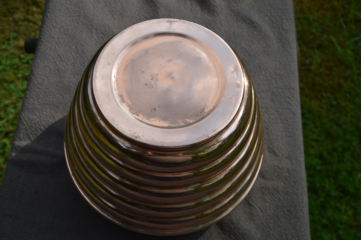 Copper Planter Villedieu Fine Copper Beehive Plant Pot Flower Pot Bowl Copper Pot Indoor Copper Bowl Jardiniere Cache Pot