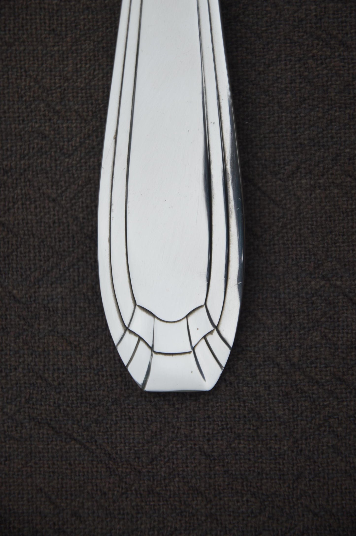 Orbrille JB Luncheon Dessert 37 Pieces Forks Spoons Teaspoons Ladle Fully Marked Joseph Buisson French Silver Plate Cutlery Set