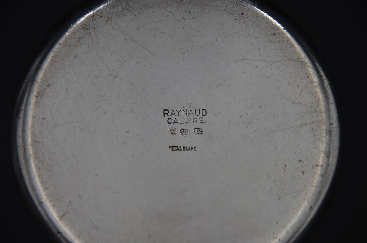Raynaud Caluire Vintage Sauce Pan Pot French Silver Plate Metaille Blanc Beautiful Example Saucepan Saucier Metal Handle 1.6mm