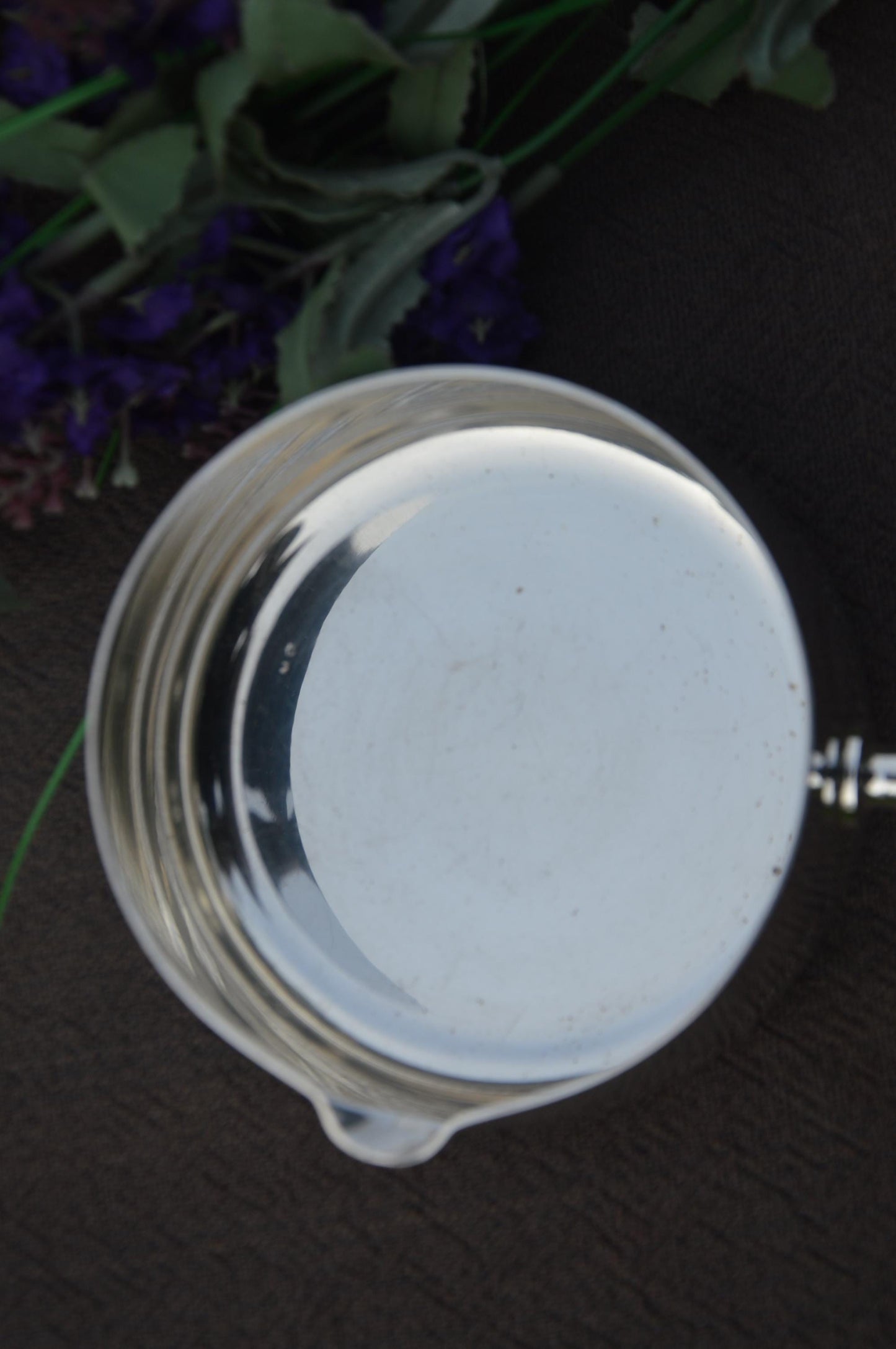 Vintage Sauce Pan Pot French Silver Plate Metaille Blanc Beautiful Example Saucepan Saucier Bakelite Handle 1.1mm Makers Mark