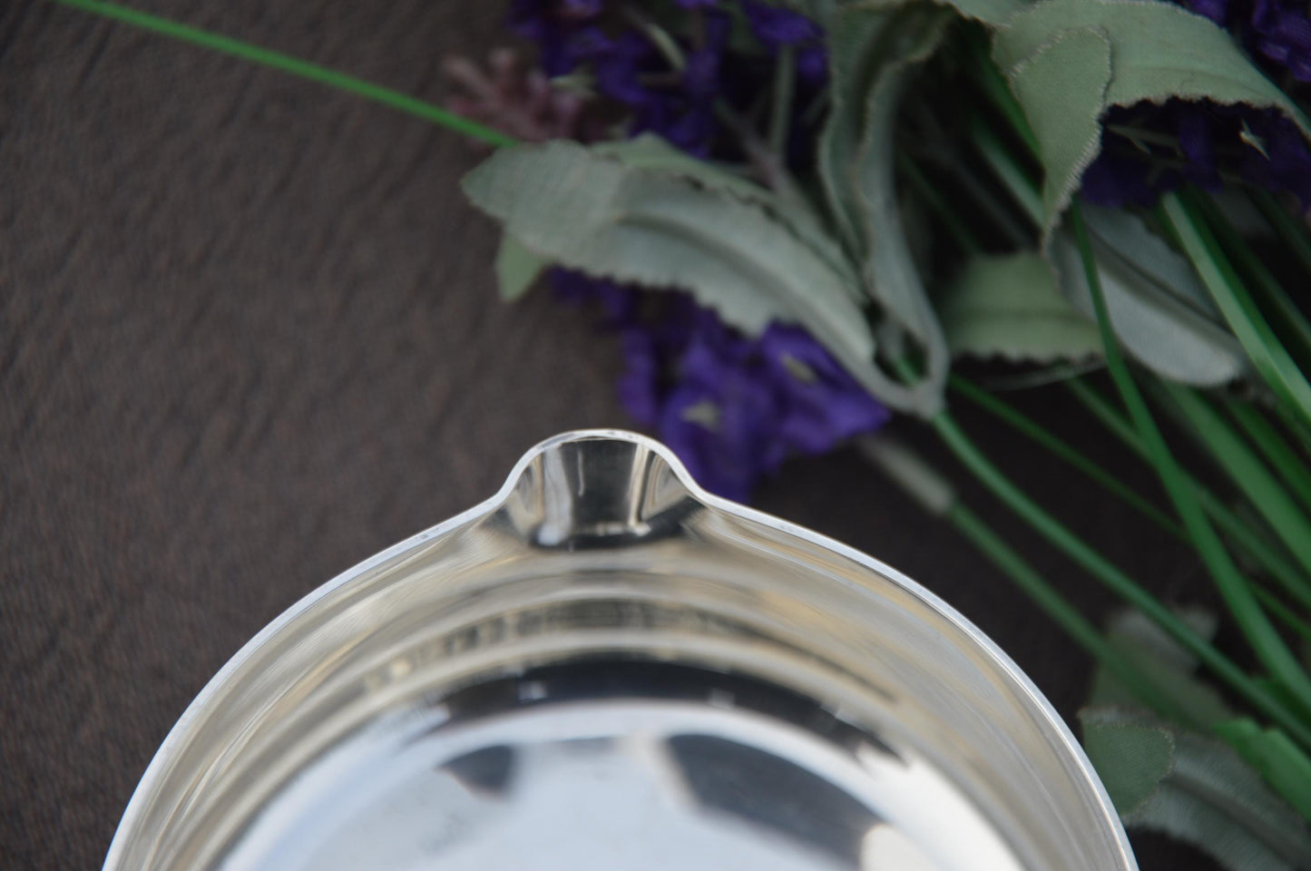 Vintage Sauce Pan Pot French Silver Plate Metaille Blanc Beautiful Example Saucepan Saucier Bakelite Handle 1.1mm Makers Mark