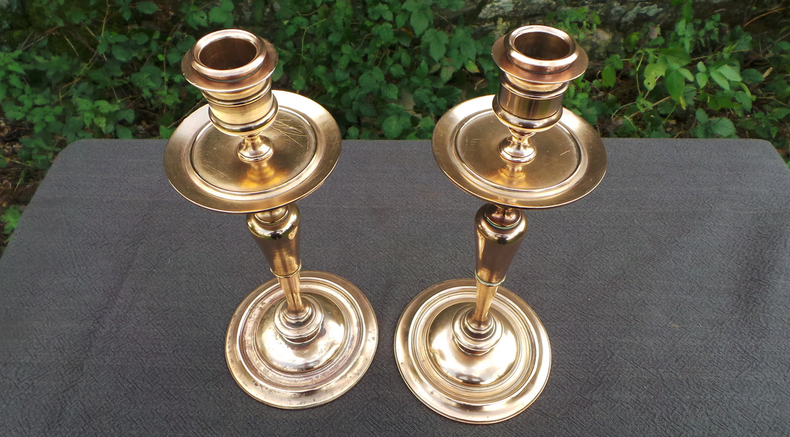 Candlesticks -Antique French Vintage Collection
