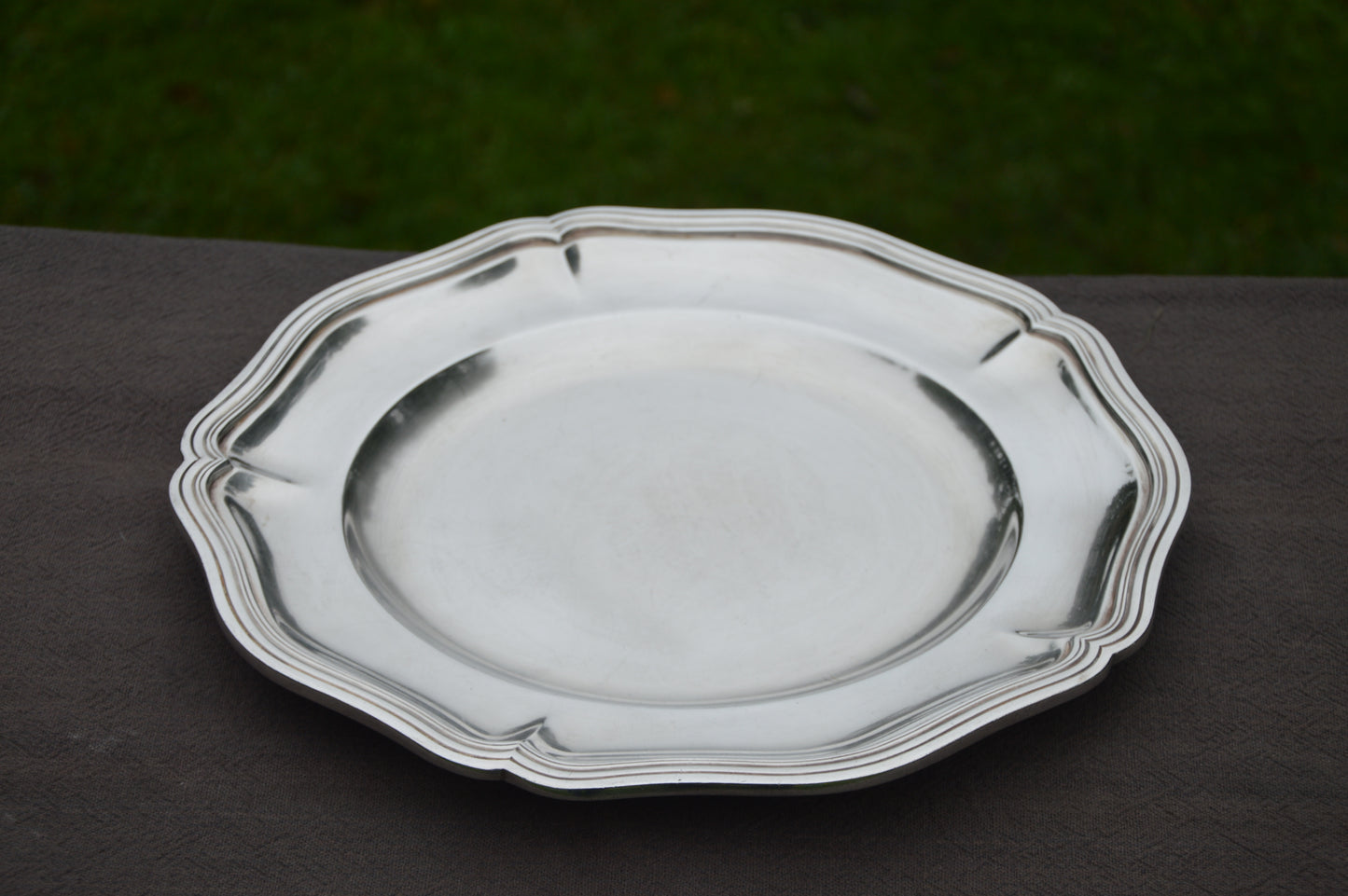Ercuis Platter Silver Plated Antique French Luxury Vintage Good Condition