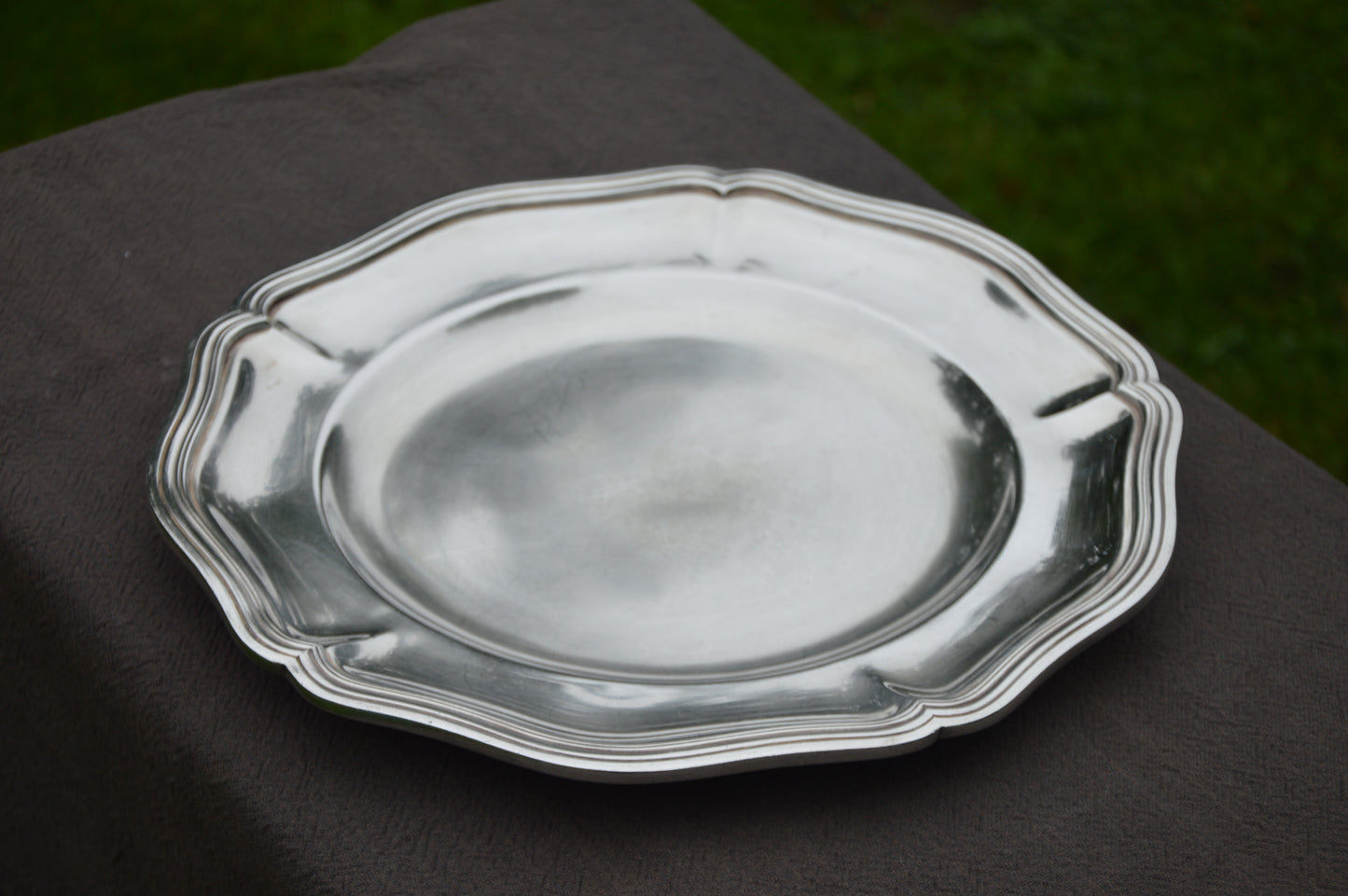 Ercuis Platter Silver Plated Antique French Luxury Vintage Good Condition