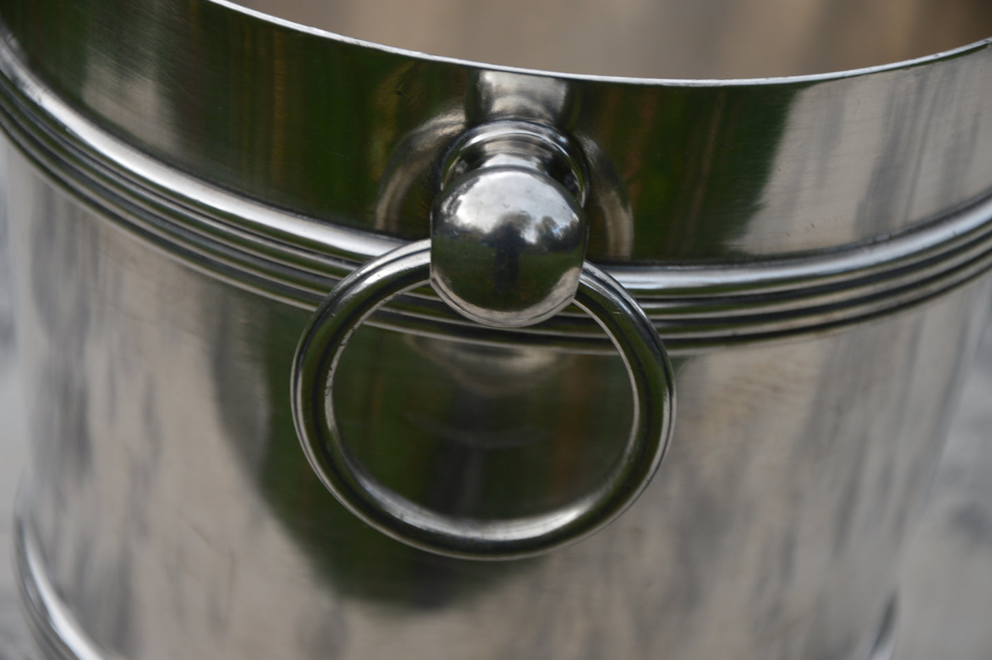 Wine Cooler Seau de Champagne Bucket French Antique Well Used