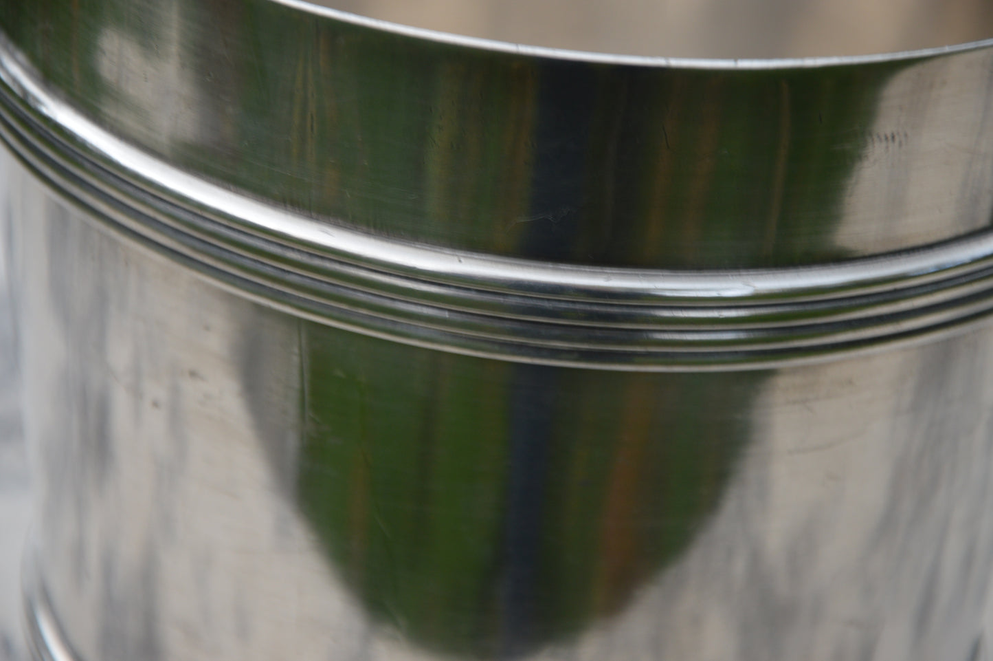 Wine Cooler Seau de Champagne Bucket French Antique Well Used