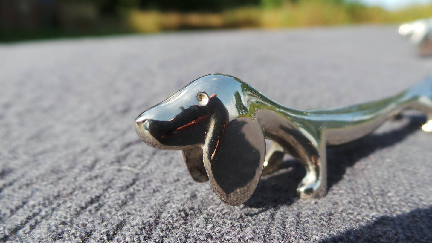 Vintage French Dog Knife Rests 6 Six Great Gift for a Dog Lover Ideal for Wedding Get a Long Little Doggie! Beautiful Dogs Beautiful Ears!