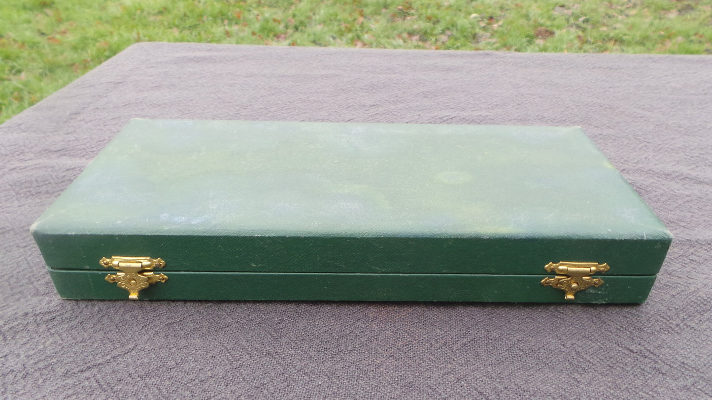 Christofle Cuillère et Fourchette En Boîte Bonne Taille Français Argent Plaqué Marqué Christofle vintage Christofle 1935-1983 Couverts Couverts