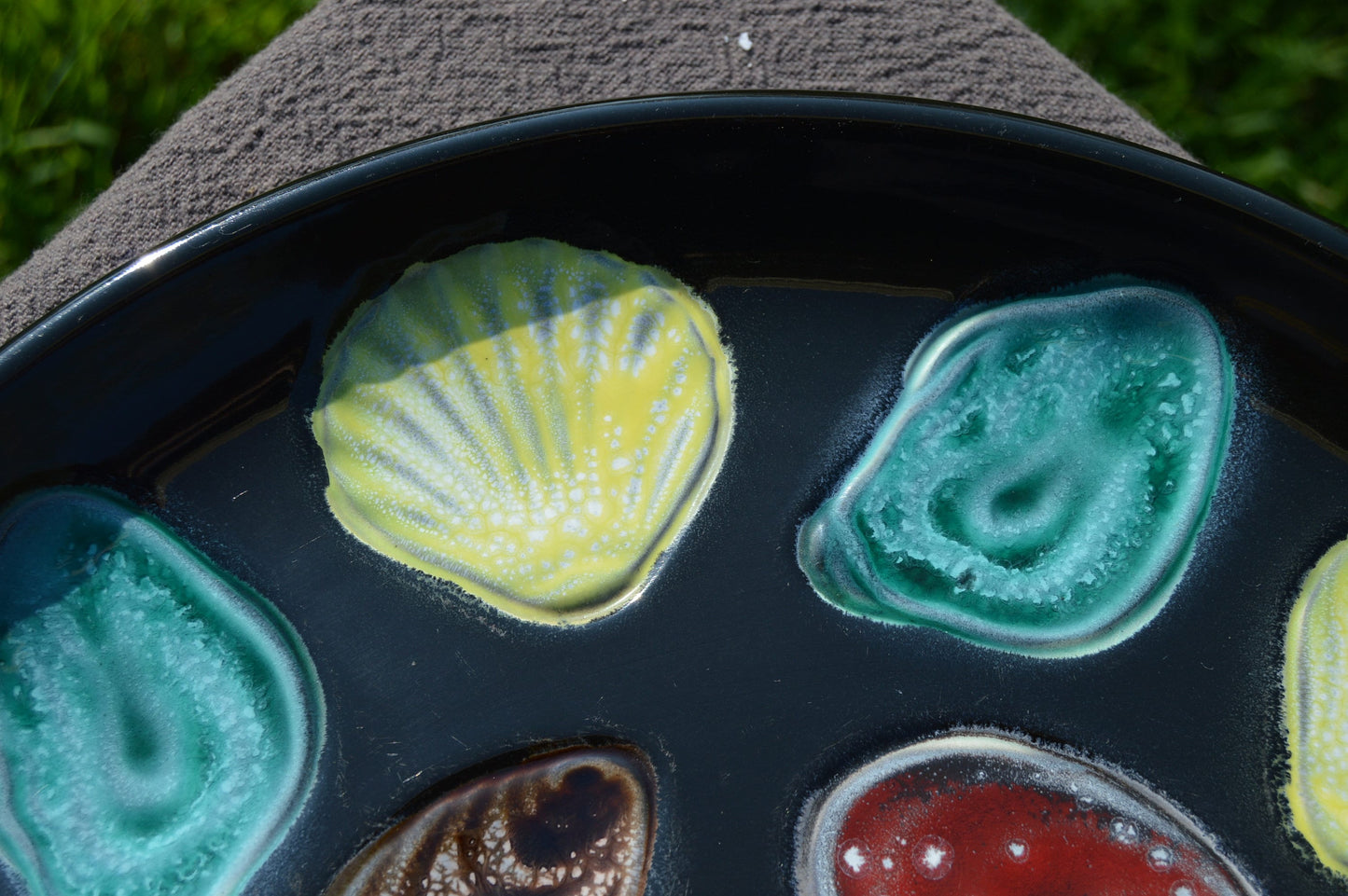 Elschinger Alsace Oyster Platter Oyster Plate French Oyster Mussel Platter Shellfish Master Plate Made in France - One Massive Platter