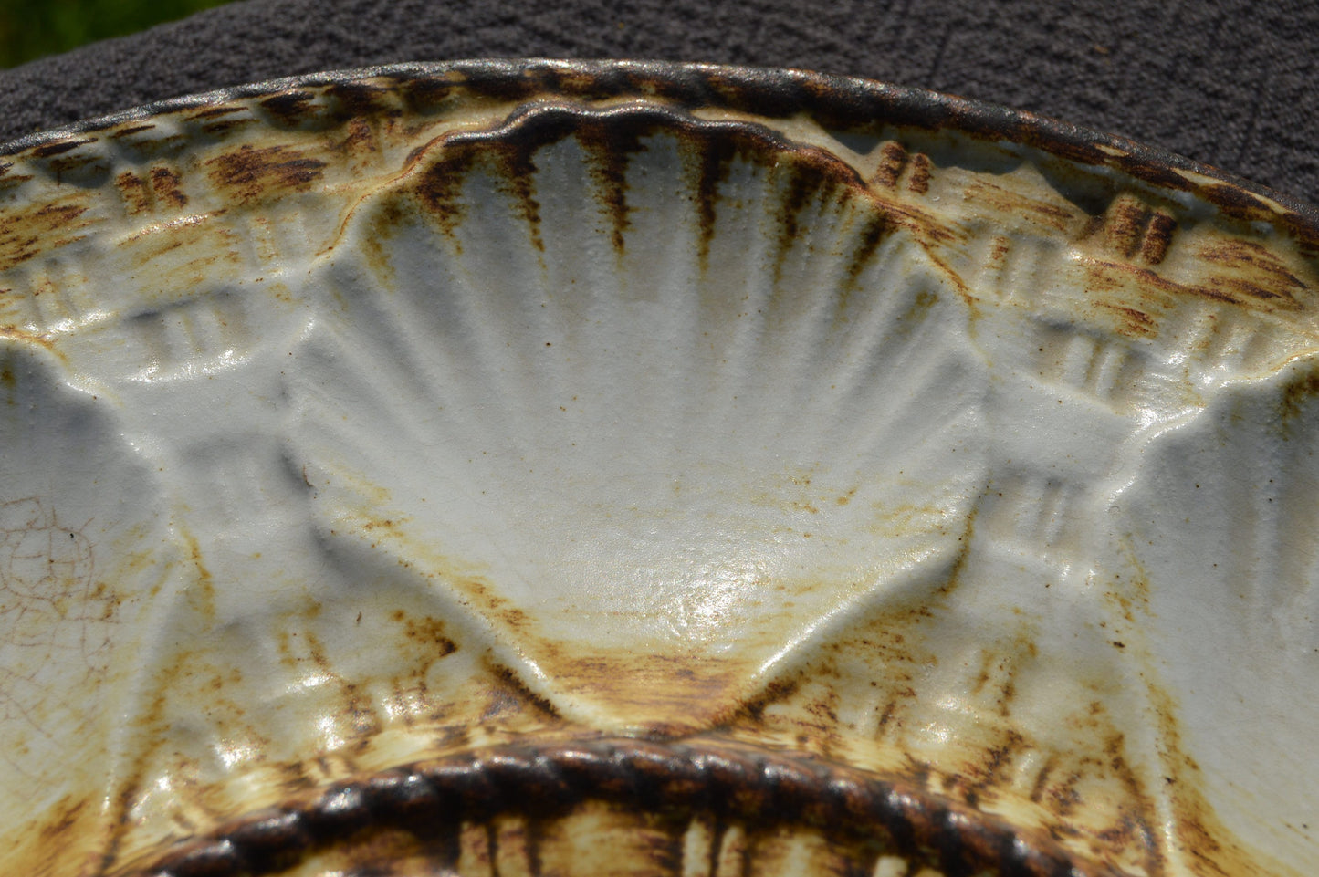 Chantilly Platter French Scollop Coquille St Jacques Oyster Mussel  or Shellfish Master Plate Made in France Chantilly - One Massive Platter