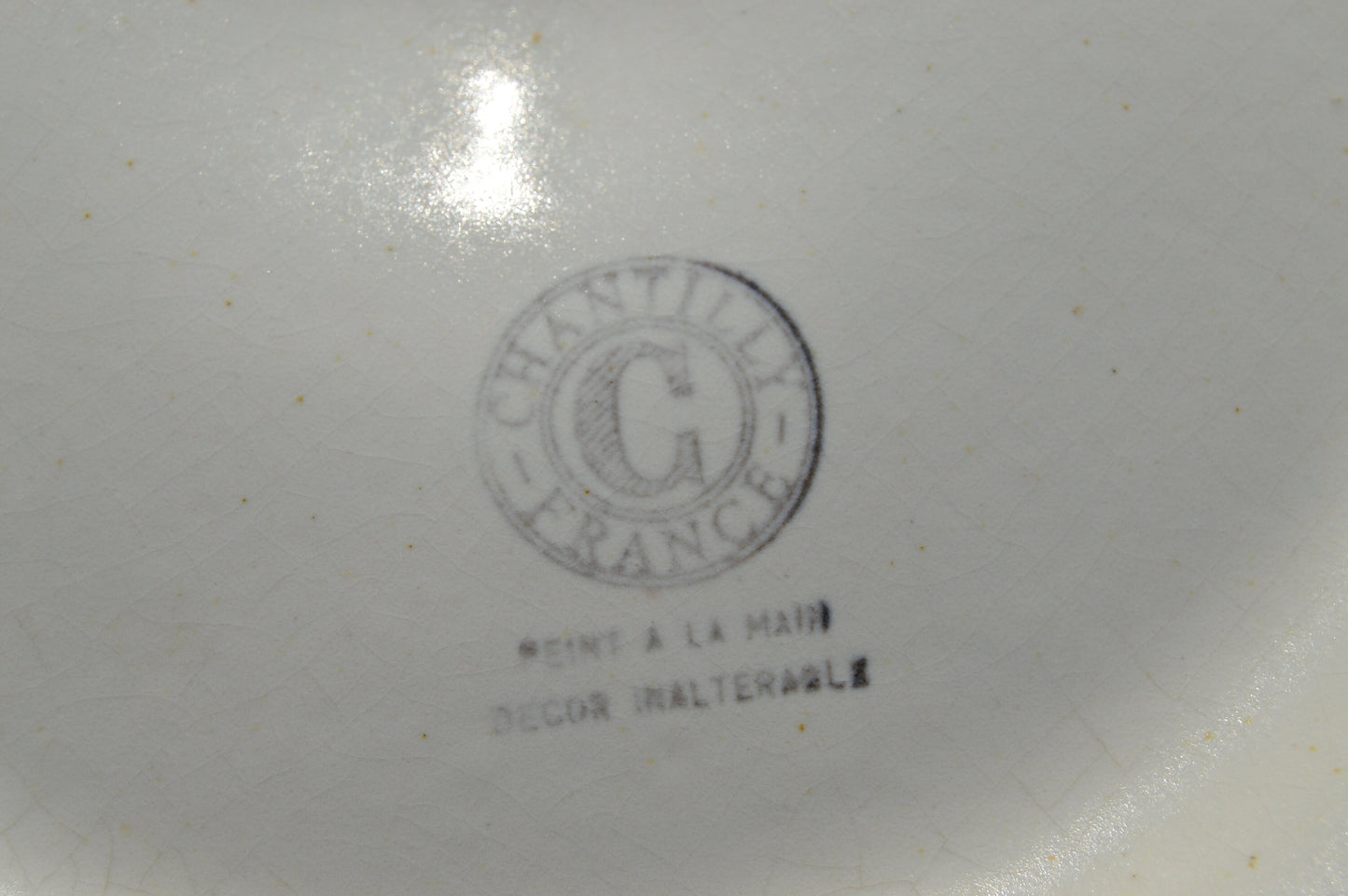 Chantilly Platter French Scollop Coquille St Jacques Oyster Mussel  or Shellfish Master Plate Made in France Chantilly - One Massive Platter