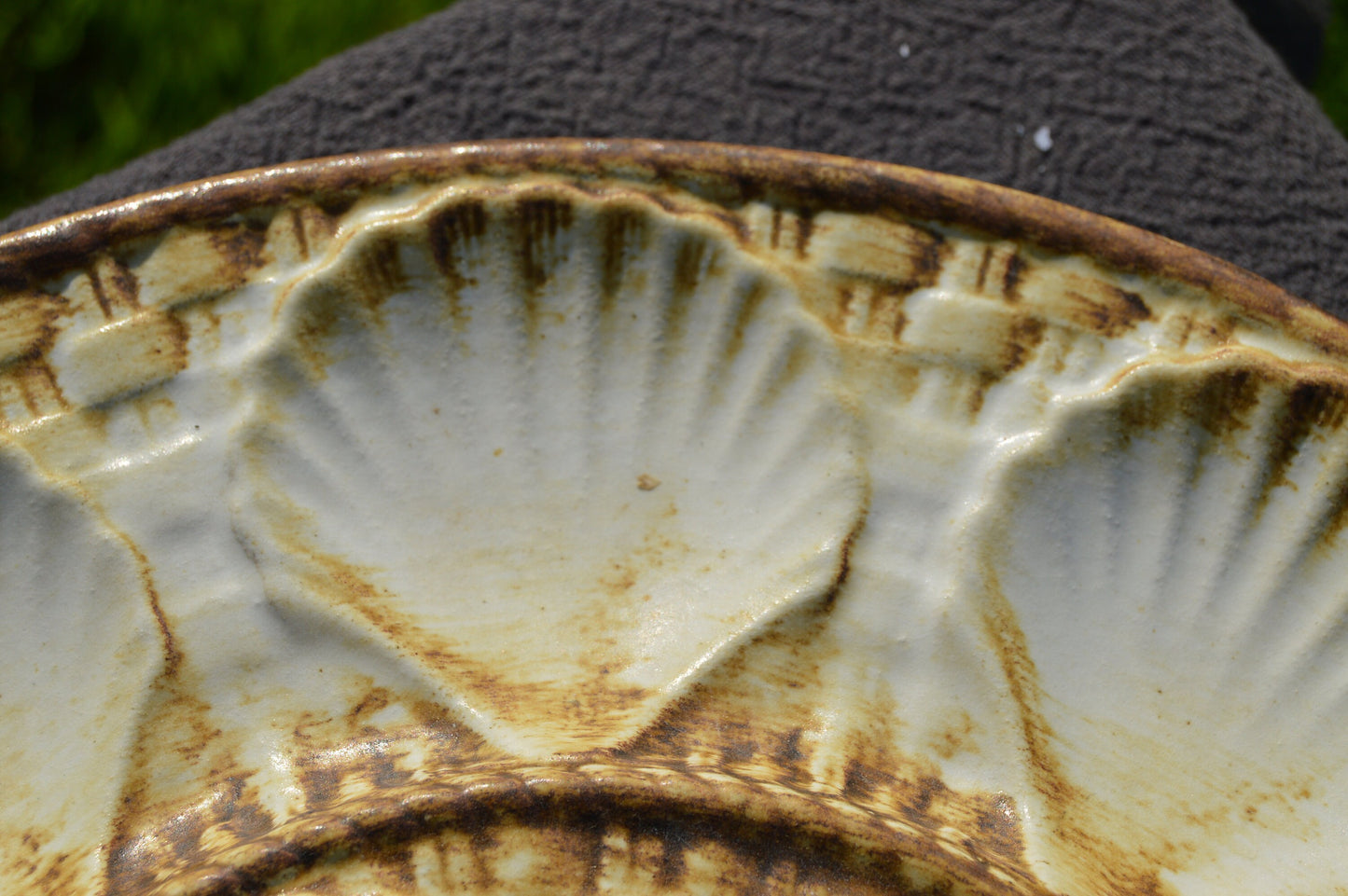 Longchamps Platter French Oyster Mussel Coquille St Jacques or Shellfish Master Plate Made in France Longchamps - One Massive Platter