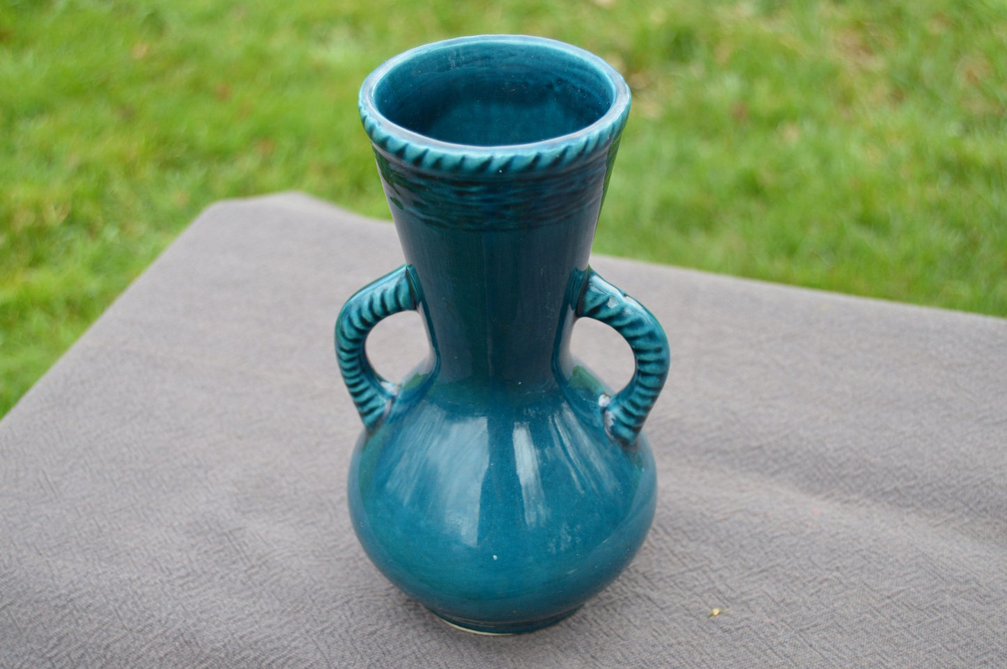 Vintage French Poet Laval of Provence Vase Fully Marked - Mid Century Modern 1960s Posy Vase
