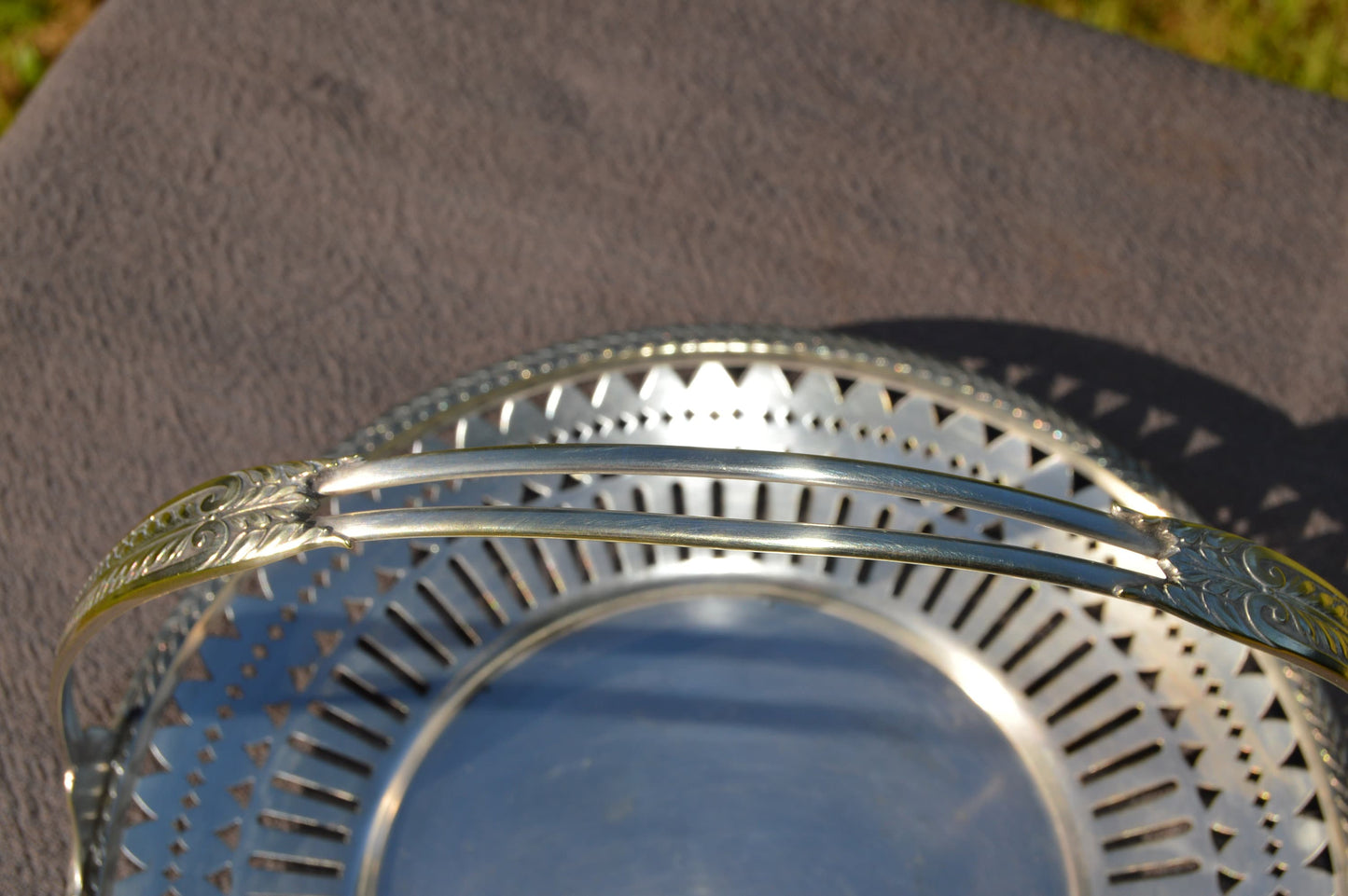 WMF German Secession Fine Silver Plate Cake Basket and Bondon Dish Art Nouveau Art Deco Utensil Table Flat Wear Jugendstil WMF Bake Off