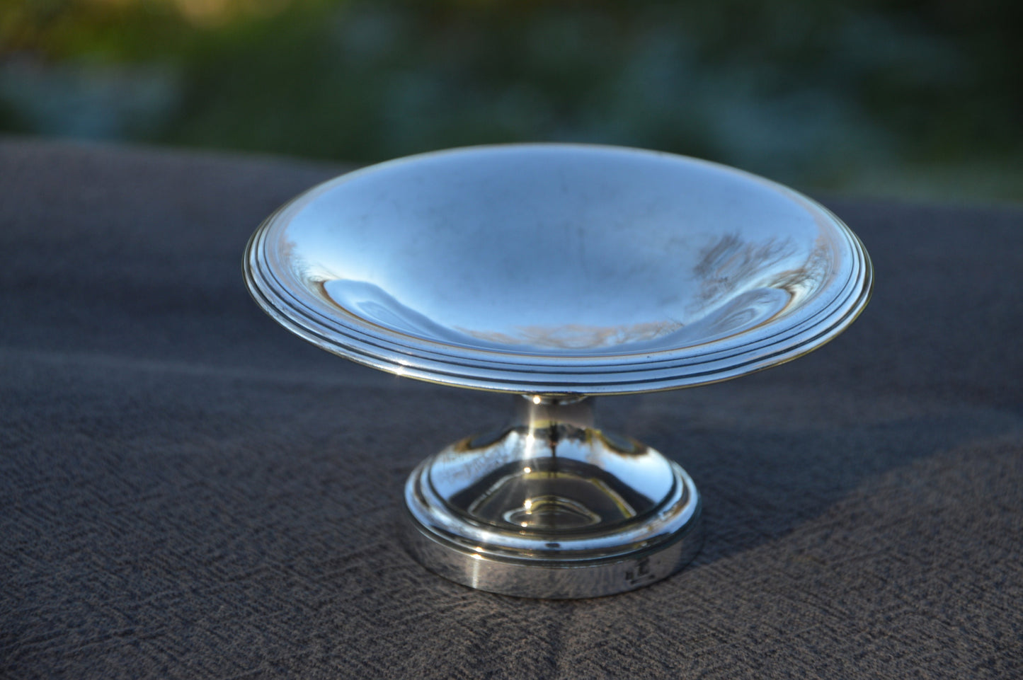 Cailar et Bayard Français Silver Plate Tazza Petit Bonbon Dish Antique Silver Plate Footed Bowl Finest Quality Metallomide 1848-1900