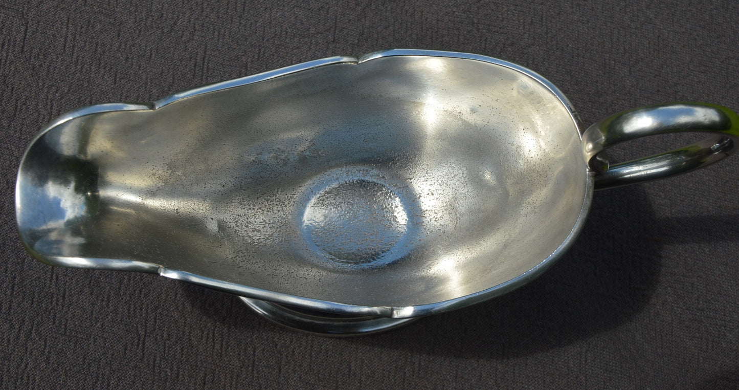 W M F Silver Plated Gravy Boat Sauce Server WMF WARTTEMBERGISCHE METALWARENFABRIK Nickel Silver German Sauce Boat Germany