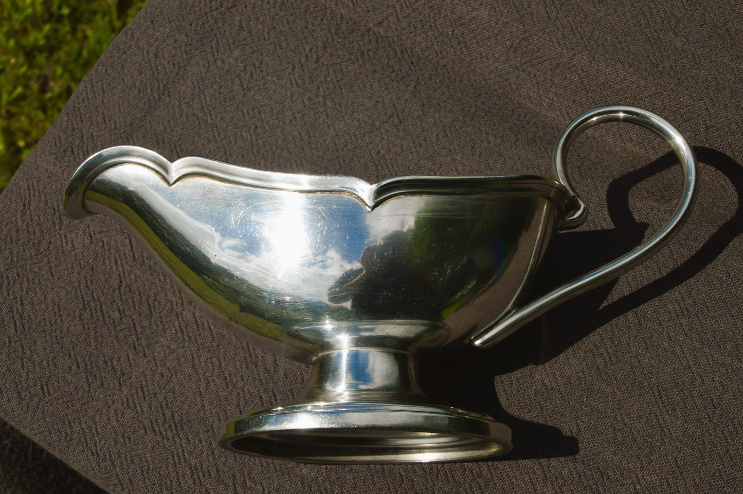 W M F Silver Plated Gravy Boat Sauce Server WMF WARTTEMBERGISCHE METALWARENFABRIK Nickel Silver German Sauce Boat Germany