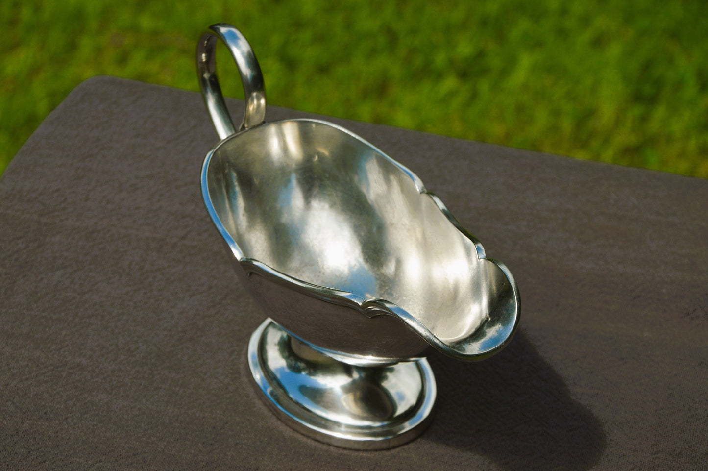 W M F Silver Plated Gravy Boat Sauce Server WMF WARTTEMBERGISCHE METALWARENFABRIK Nickel Silver German Sauce Boat Germany