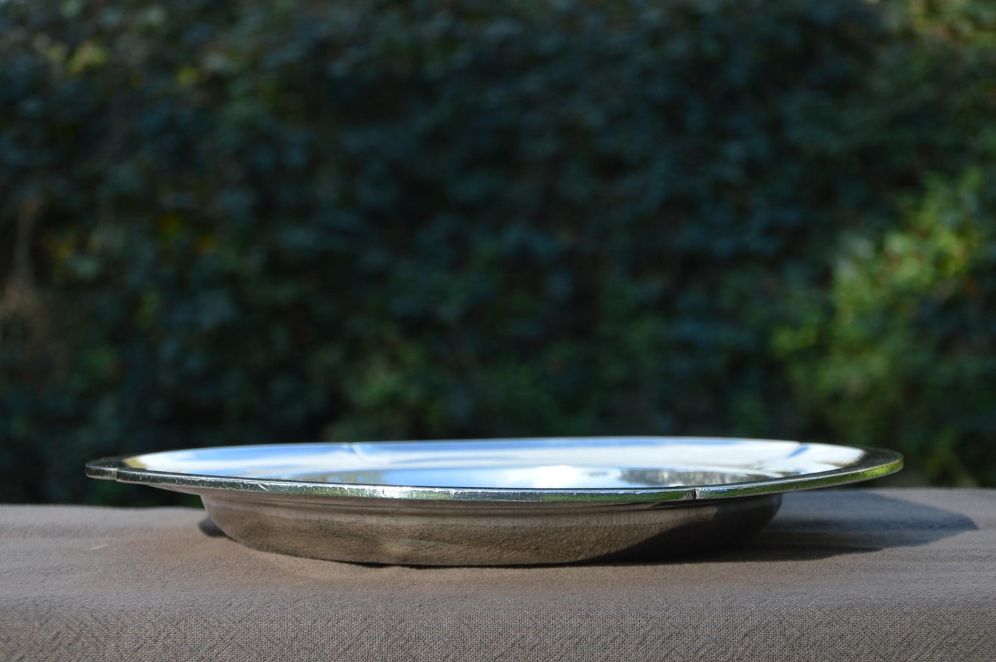 Platter Silver Plated Berlin Made Gebruder Hepp Metallwarenfabrik Pfersheim Berlin SilverPlated Plate 84471 Villars Palace Plate Germany